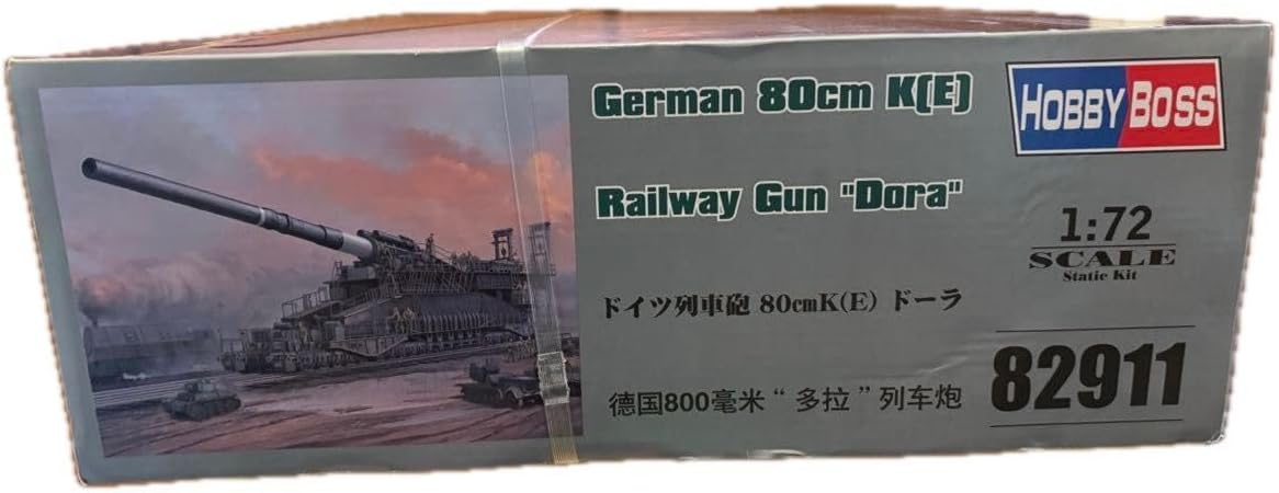 HOBBYBOSS 1/72 ドイツ80cm列車砲「ドーラ」ホビーボス 【公式通販】 1